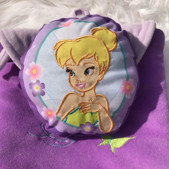 Disney Tinker Bell Cute Soft Purple Mini Backpack - Picture 2 of 7